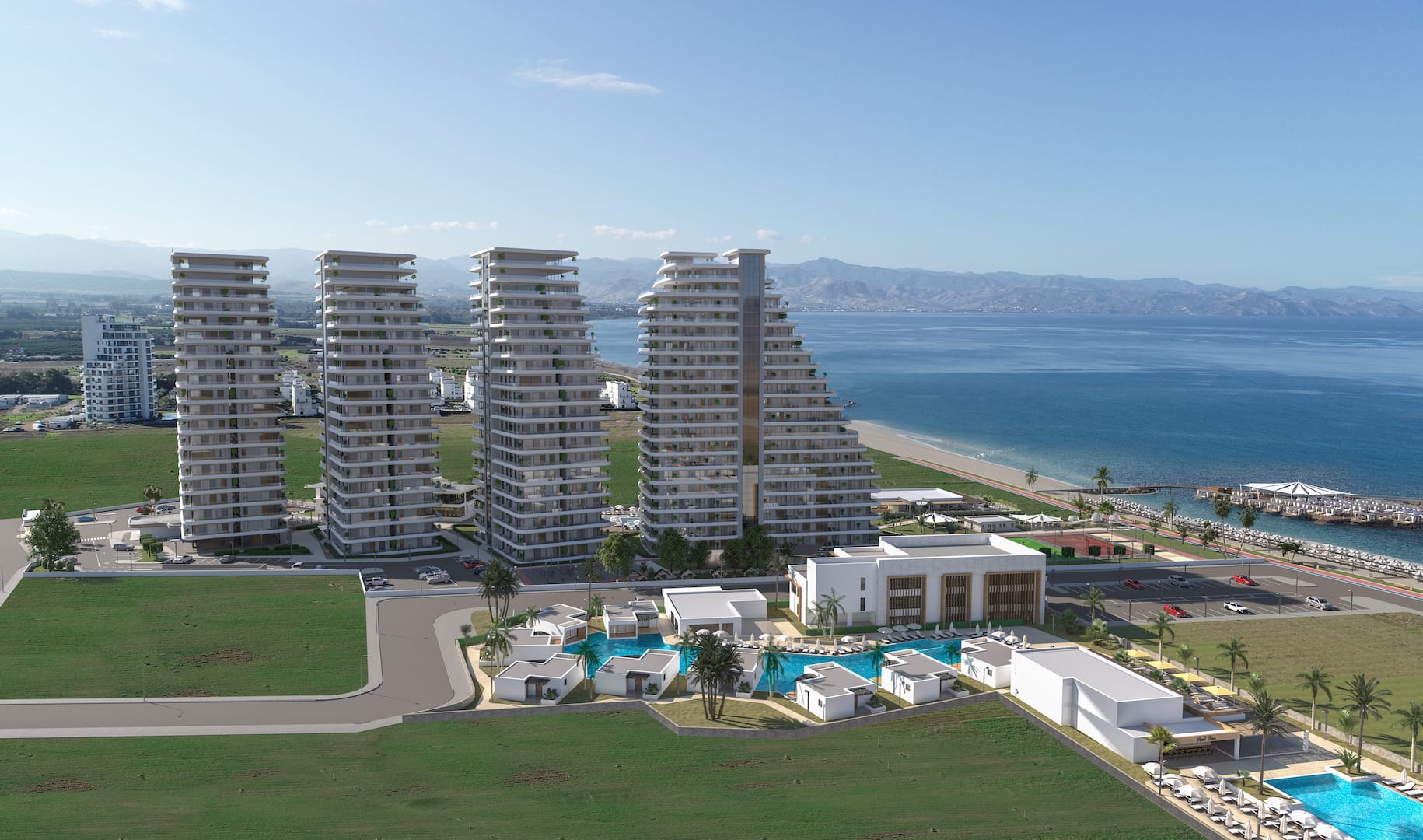 Gaziveren konut projesi: Alpcan Towers Key West — Gaziveren, Güzelyurt