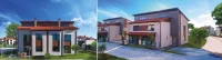 Palm City Modern — Villaların iki farklı cepheden görünümü (fotoğraf)