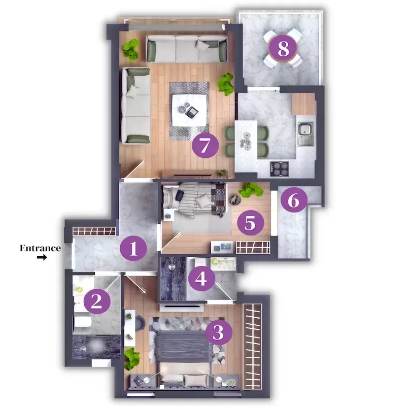 Viamar Begonvil — Plan 1